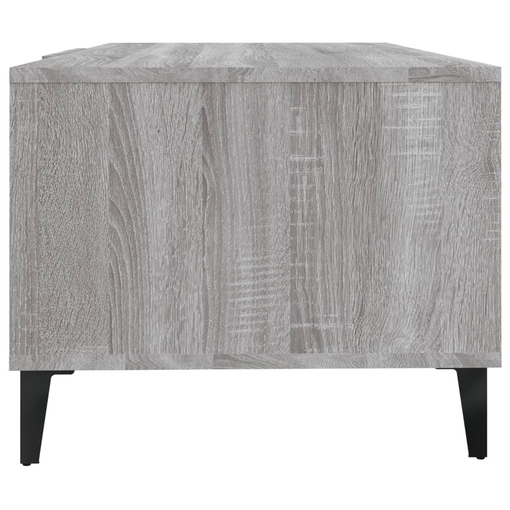 Couchtisch Grau Sonoma 102x50x40 cm Holzwerkstoff - Pazzar.ch