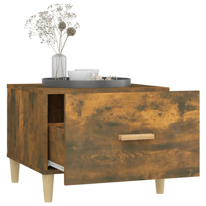 Couchtisch Räuchereiche 50x50x40 cm Holzwerkstoff - Pazzar.ch