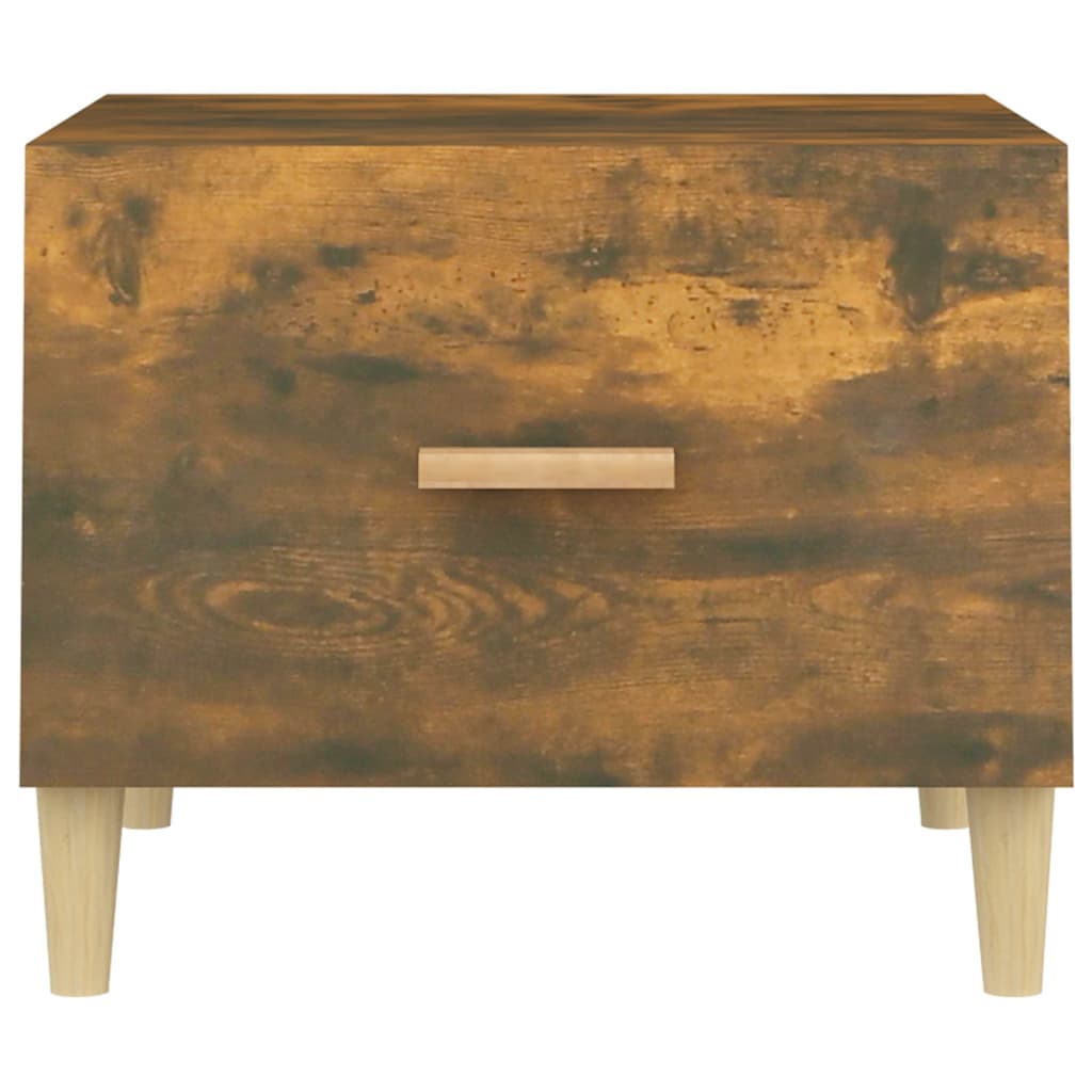 Couchtisch Räuchereiche 50x50x40 cm Holzwerkstoff - Pazzar.ch