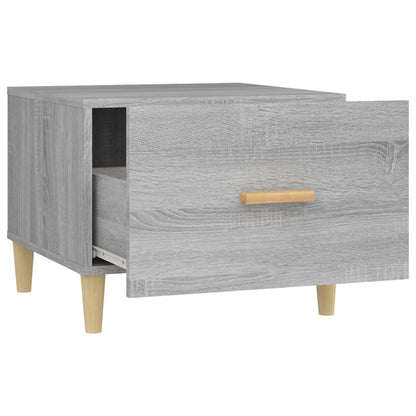 Couchtisch Grau Sonoma 50x50x40 cm Holzwerkstoff - Pazzar.ch