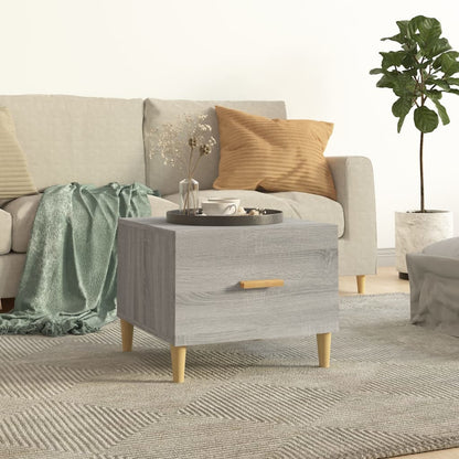 Couchtisch Grau Sonoma 50x50x40 cm Holzwerkstoff - Pazzar.ch