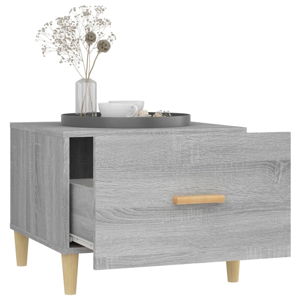 Couchtische 2 Stk. Grau Sonoma 50x50x40 cm Holzwerkstoff - Pazzar.ch