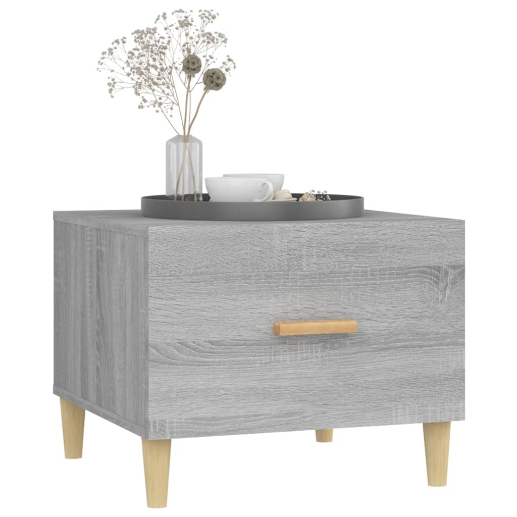 Couchtische 2 Stk. Grau Sonoma 50x50x40 cm Holzwerkstoff - Pazzar.ch