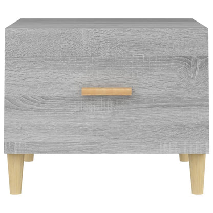 Couchtische 2 Stk. Grau Sonoma 50x50x40 cm Holzwerkstoff - Pazzar.ch