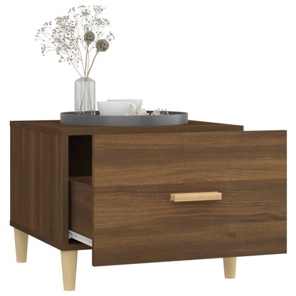 Couchtisch Braun Eiche 50x50x40 cm Holzwerkstoff - Pazzar.ch