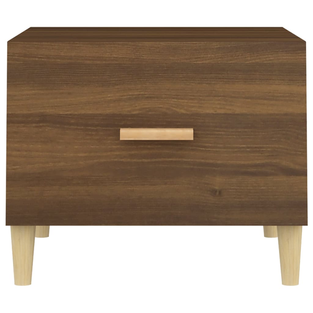 Couchtische 2 Stk. Braun Eichen-Optik 50x50x40 cm Holzwerkstoff - Pazzar.ch
