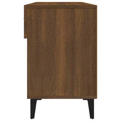 Schuhschrank Braun Eichen-Optik 102x35x55 cm Holzwerkstoff - Pazzar.ch