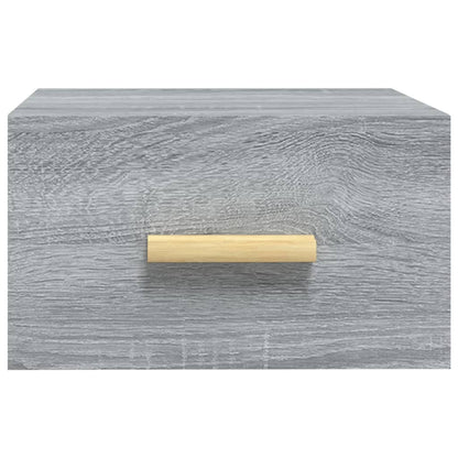 Wand-Nachttische 2 Stk. Grau Sonoma 35x35x20 cm - Pazzar.ch