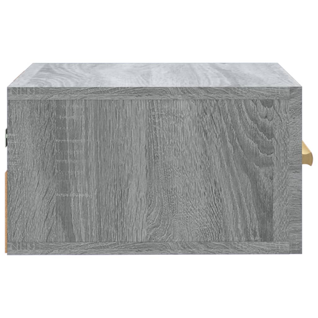 Wand-Nachttische 2 Stk. Grau Sonoma 35x35x20 cm - Pazzar.ch
