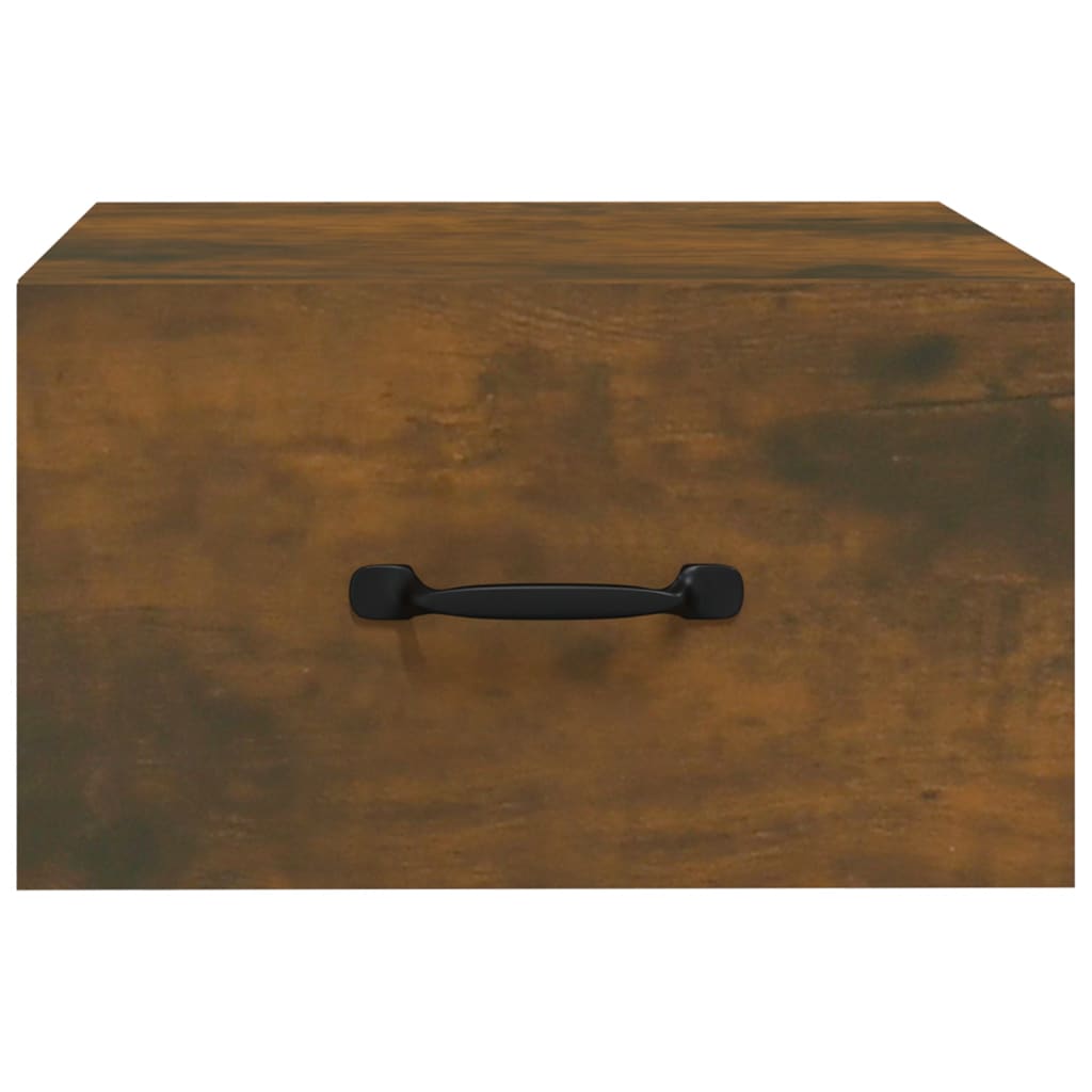 Wand-Nachttische 2 Stk. Räuchereiche 35x35x20 cm - Pazzar.ch