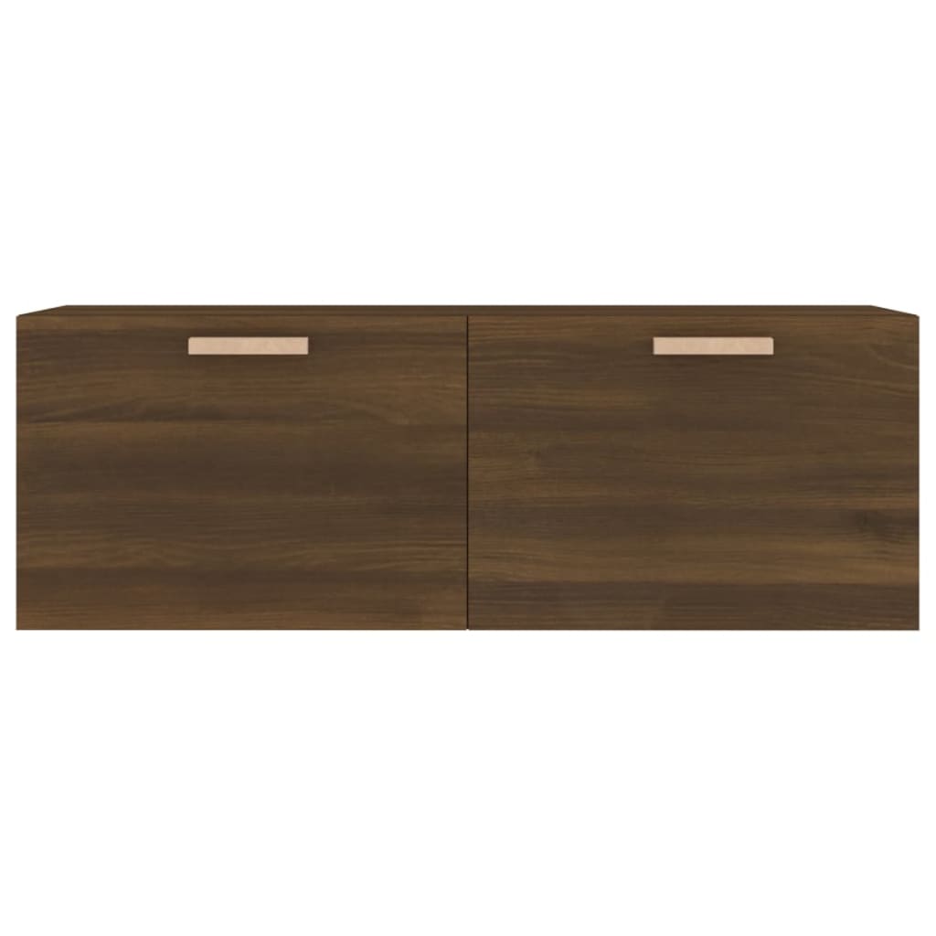 Wandschrank Braun Eichen-Optik 100x36,5x35 cm Holzwerkstoff - Pazzar.ch