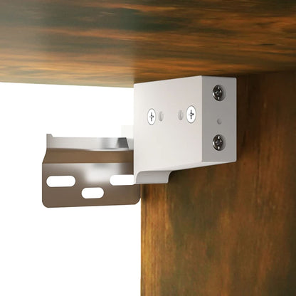Spiegelschrank mit LED Räuchereiche 76x15x55 cm - Pazzar.ch
