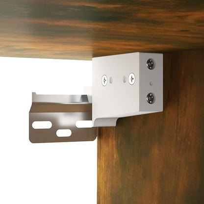 Spiegelschrank mit LED Räuchereiche 91x15x76,5 cm - Pazzar.ch