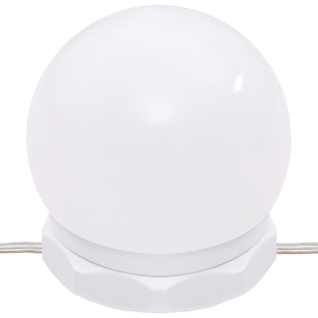 Schminktisch mit LED Braun Eichen-Optik 86,5x35x136 cm - Pazzar.ch
