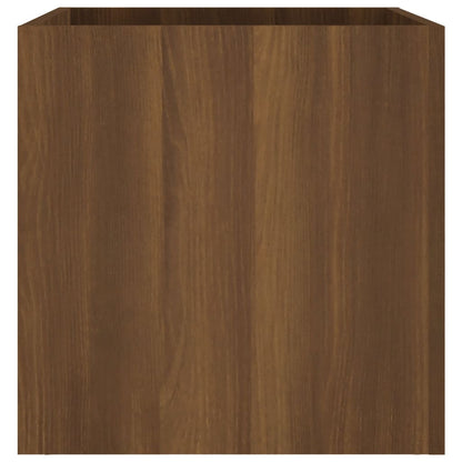 Pflanzgefäß Braun Eichen-Optik 40x40x40 cm Holzwerkstoff - Pazzar.ch