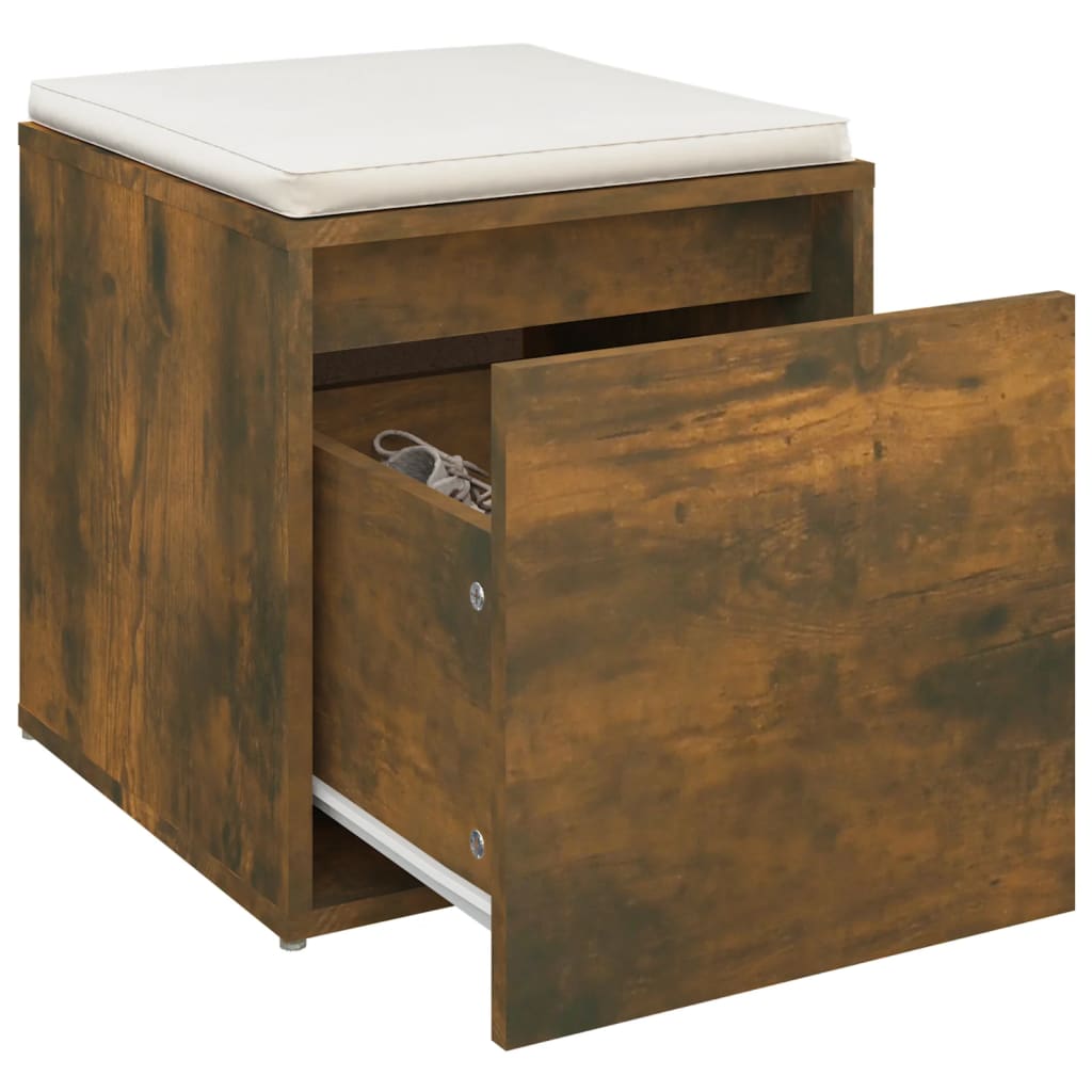 Schubladenbox Räuchereiche 40,5x40x40 cm Holzwerkstoff - Pazzar.ch