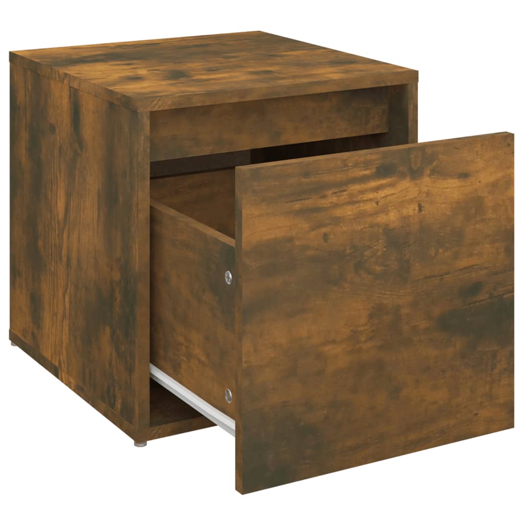 Schubladenbox Räuchereiche 40,5x40x40 cm Holzwerkstoff - Pazzar.ch