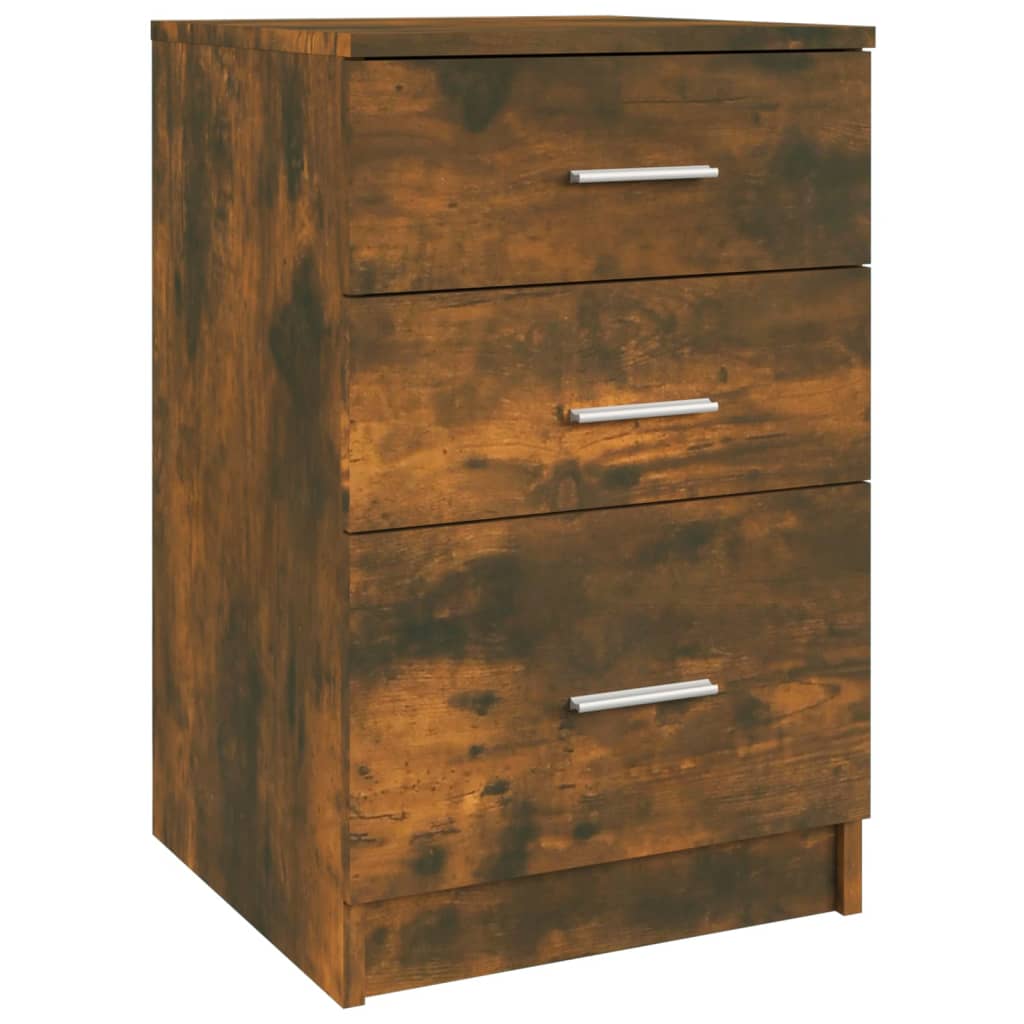 Nachttisch Räuchereiche 40x40x63 cm Holzwerkstoff - Pazzar.ch