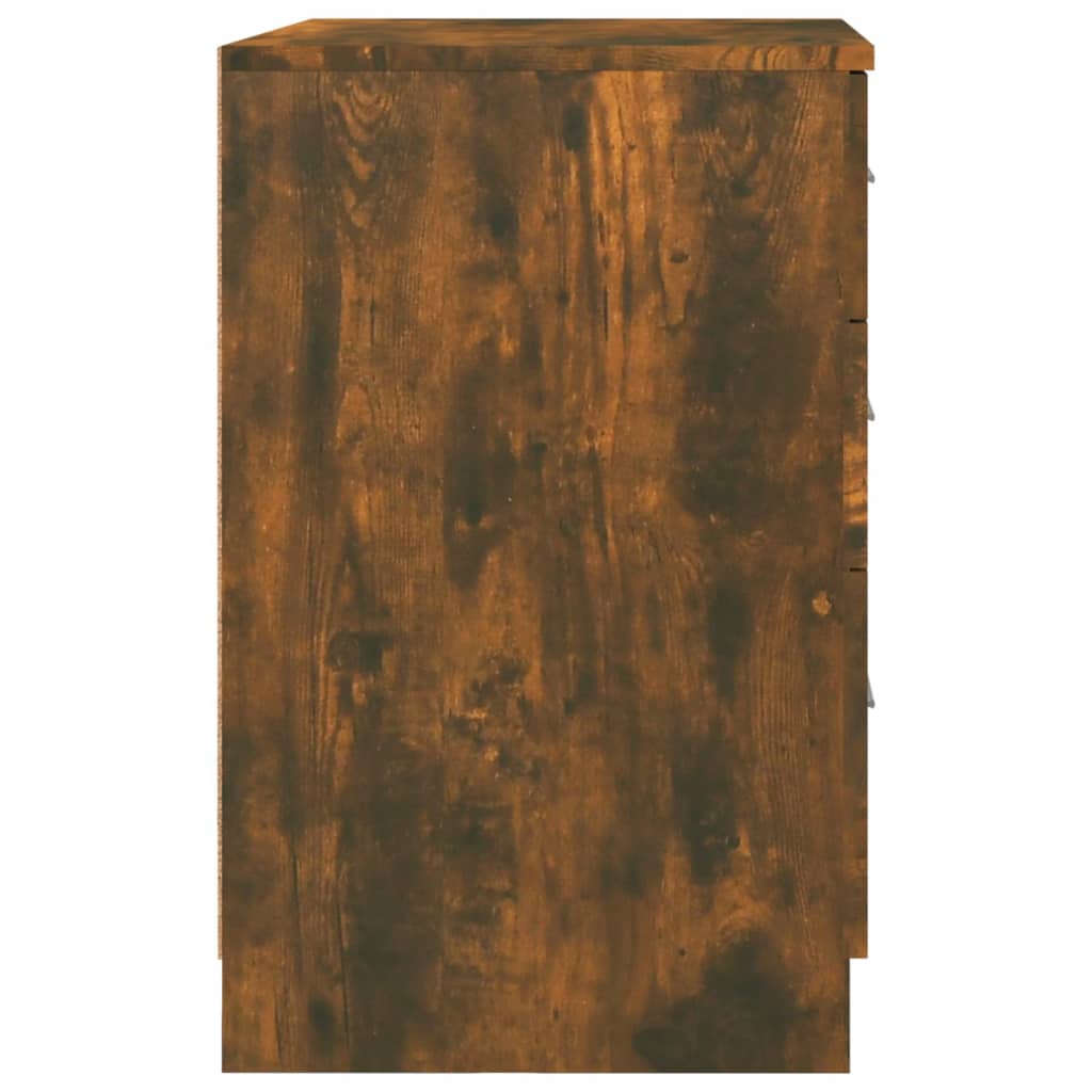 Nachttisch Räuchereiche 40x40x63 cm Holzwerkstoff - Pazzar.ch