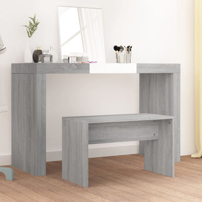 Schminkhocker Grau Sonoma 70x35x45 cm Holzwerkstoff - Pazzar.ch