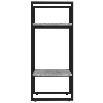 Bücherregal 2 Fächer Grau Sonoma 40x30x70 cm Holzwerkstoff - Pazzar.ch