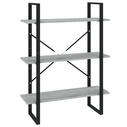 Bücherregal Grau Sonoma 100x30x105 cm Holzwerkstoff - Pazzar.ch