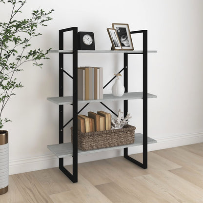 Bücherregal Grau Sonoma 100x30x105 cm Holzwerkstoff - Pazzar.ch