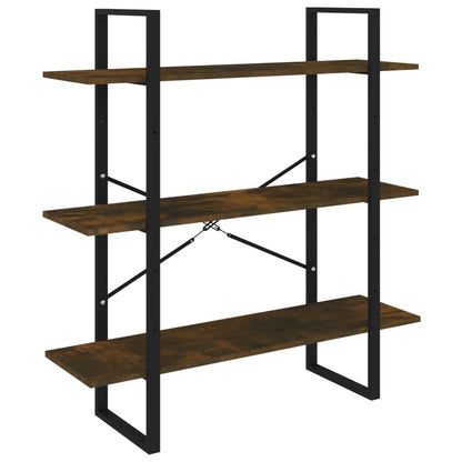 Bücherregal Räuchereiche 100x30x105 cm Holzwerkstoff - Pazzar.ch