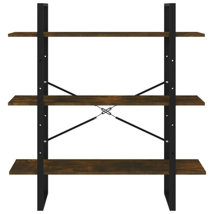 Bücherregal Räuchereiche 100x30x105 cm Holzwerkstoff - Pazzar.ch