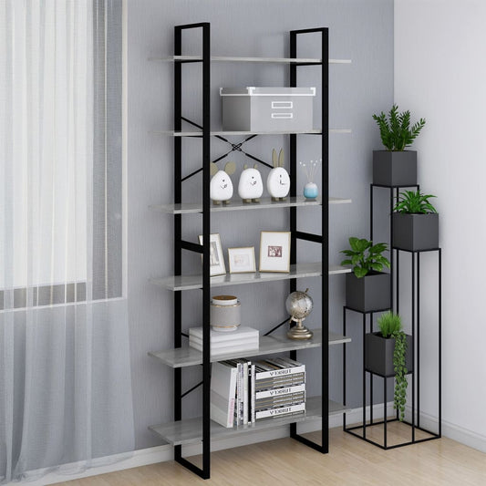 Hochschrank Grau Sonoma 100x30x210 cm Holzwerkstoff - Pazzar.ch