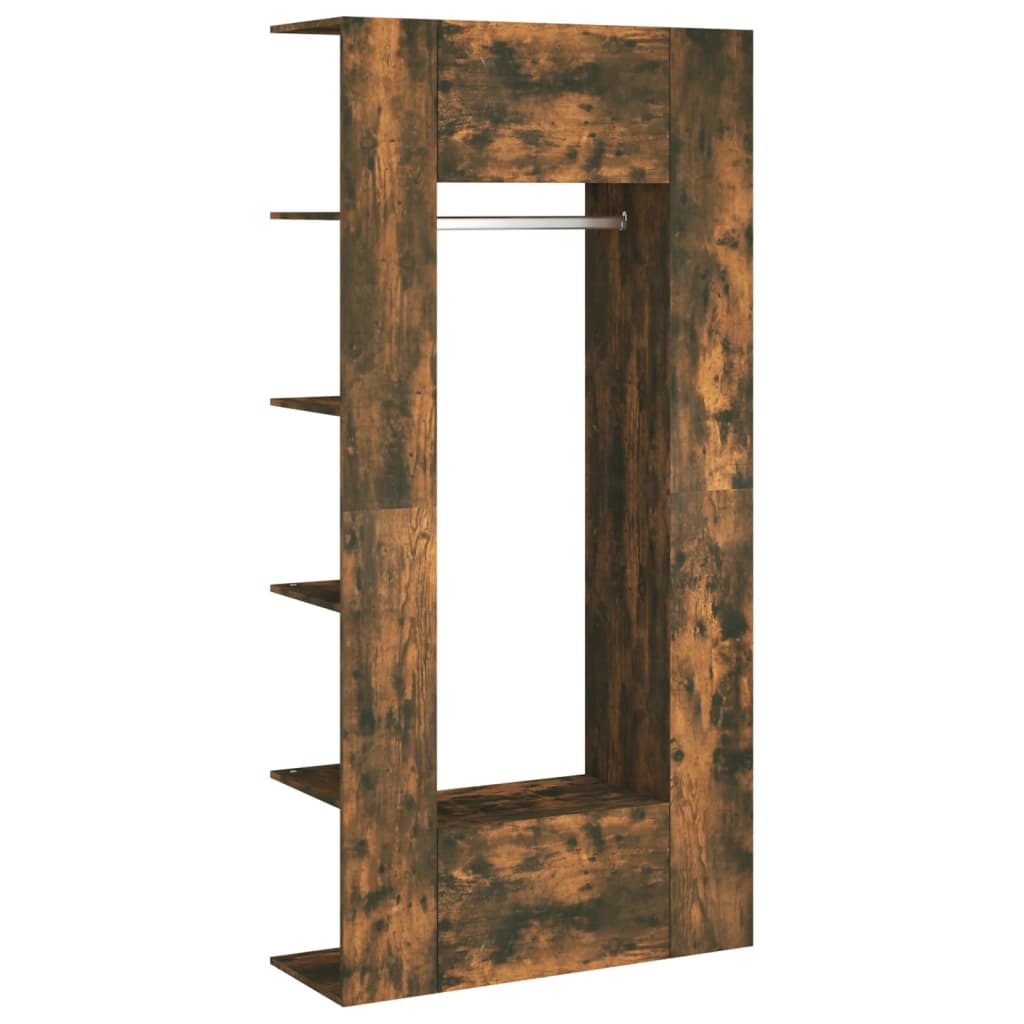Flurschränke 2 Stk. Räuchereiche Holzwerkstoff - Pazzar.ch