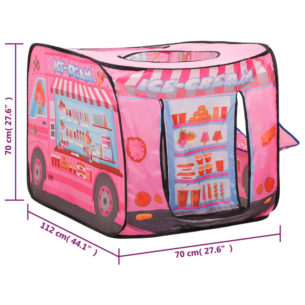 Spielzelt für Kinder Rosa 70x112x70 cm - Pazzar.ch