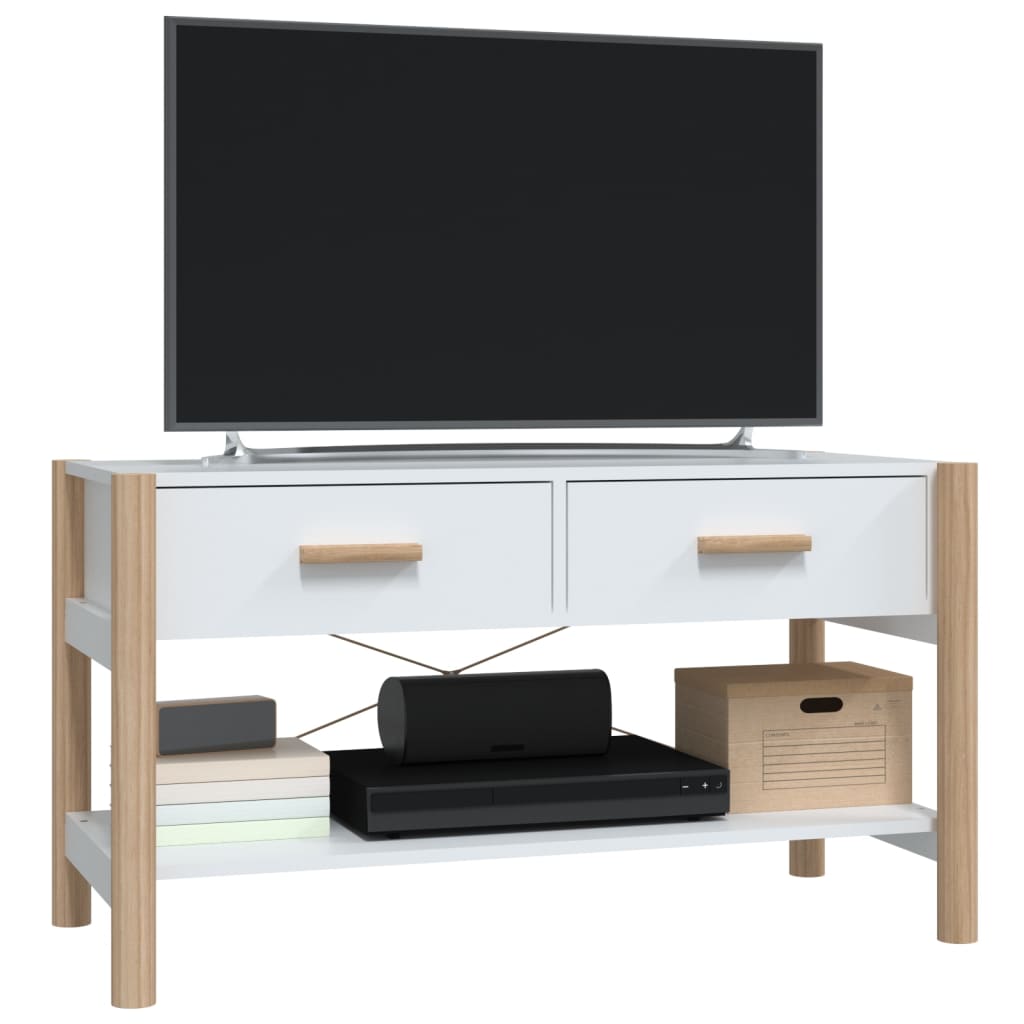 TV-Schrank Weiß 82x38x45 cm Holzwerkstoff - Pazzar.ch