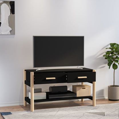TV-Schrank Schwarz 82x38x45 cm Holzwerkstoff - Pazzar.ch