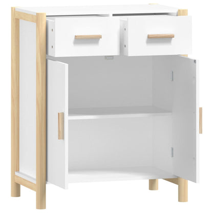 Sideboard Weiß 62x38x75 cm Holzwerkstoff - Pazzar.ch