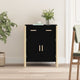 Sideboard Schwarz 62x38x75 cm Holzwerkstoff