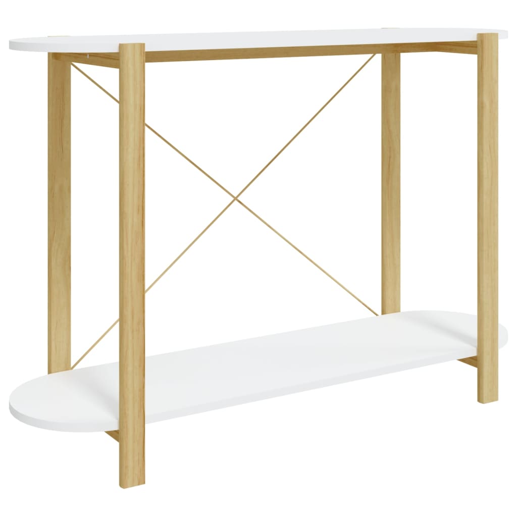 Konsolentisch Weiß 110x38x75 cm Holzwerkstoff - Pazzar.ch