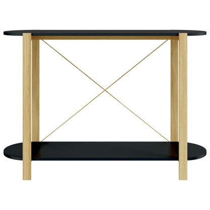 Konsolentisch Schwarz 110x38x75 cm Holzwerkstoff - Pazzar.ch