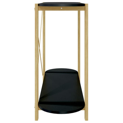 Konsolentisch Schwarz 110x38x75 cm Holzwerkstoff - Pazzar.ch