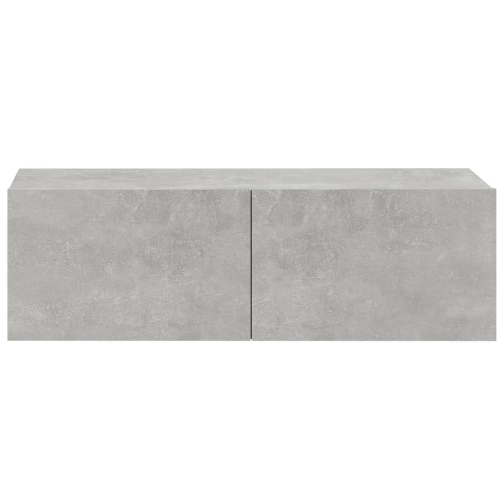 TV-Wandschränke 4 Stk. Betongrau 100x30x30 cm - Pazzar.ch