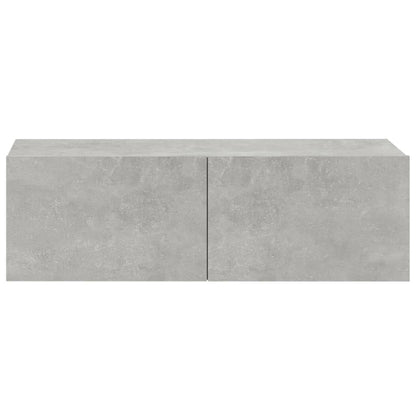 TV-Wandschränke 4 Stk. Betongrau 100x30x30 cm - Pazzar.ch