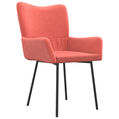Esszimmerstühle 2 Stk. Rosa Samt - Pazzar.ch