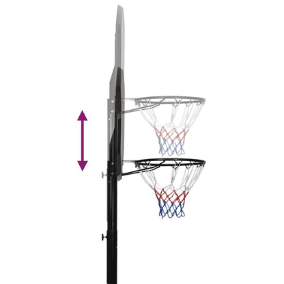 Basketballständer Schwarz 258-363 cm Polyethylen - Pazzar.ch