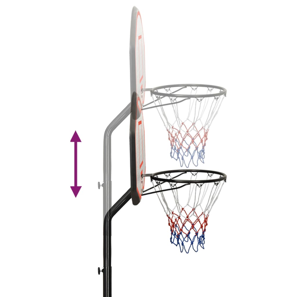 Basketballständer Schwarz 237-307 cm Polyethylen - Pazzar.ch