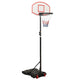 Basketballständer Weiß 216-250 cm Polyethylen