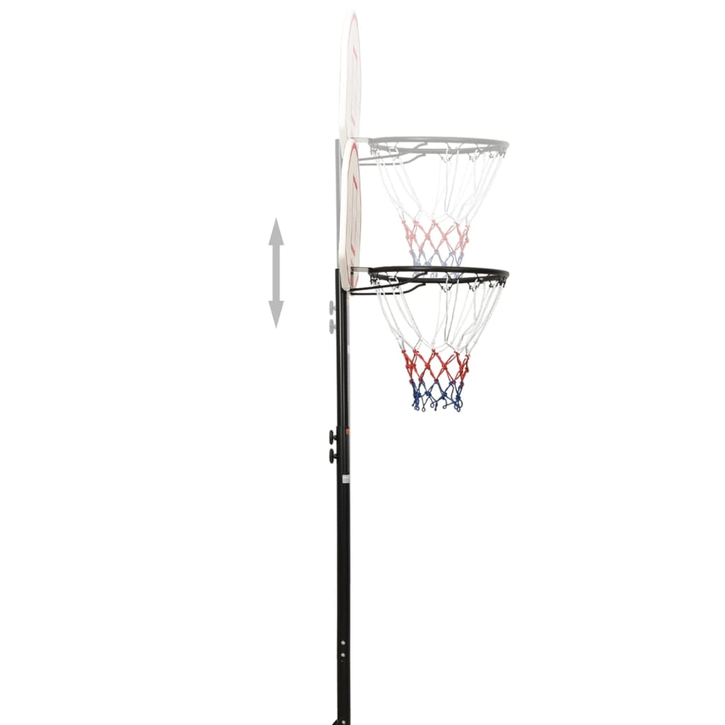Basketballständer Weiß 216-250 cm Polyethylen - Pazzar.ch