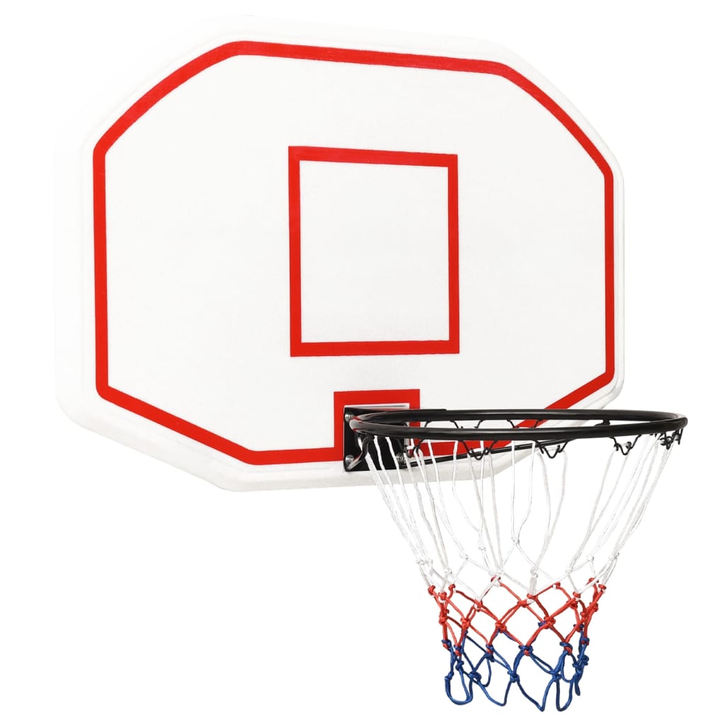 Basketballkorb Weiß 109x71x3 cm Polyethylen - Pazzar.ch