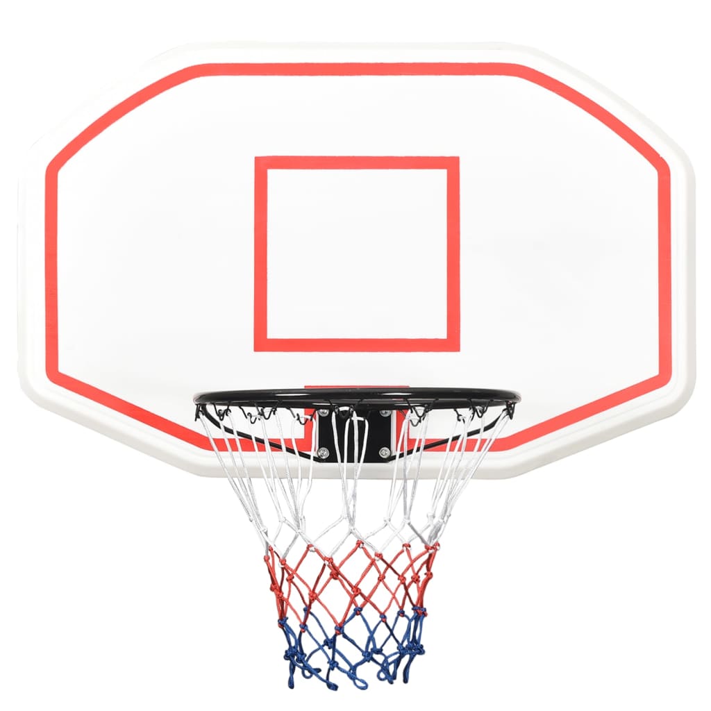 Basketballkorb Weiß 109x71x3 cm Polyethylen - Pazzar.ch