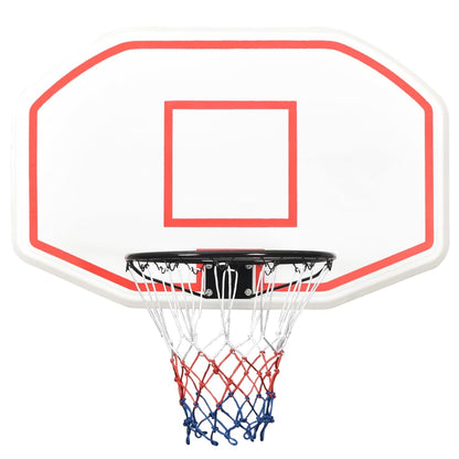 Basketballkorb Weiß 109x71x3 cm Polyethylen - Pazzar.ch