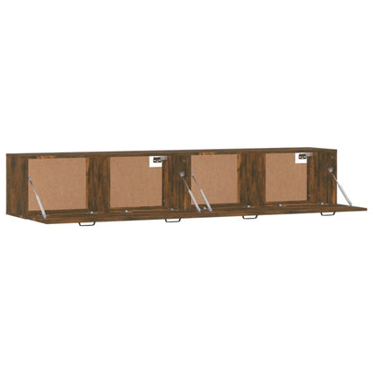 Wandschränke 2 Stk. Räuchereiche 100x36,5x35 cm Holzwerkstoff - Pazzar.ch